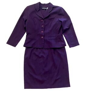 Sag Harbor~2PC~Dress~Suit~10P~Purple‎